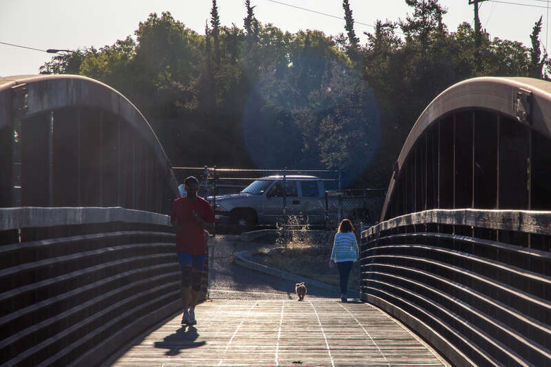 Bridge over Los Gatos Creek