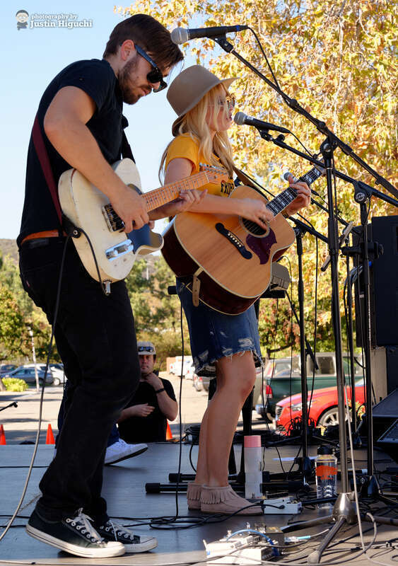 Brooke White performing at "Spokes In The Oaks" in Thousand Oaks California on Saturday October 31st, 2015. This was the city's inaugural Open Street Festival. Brooke opened for Lisa Loeb.