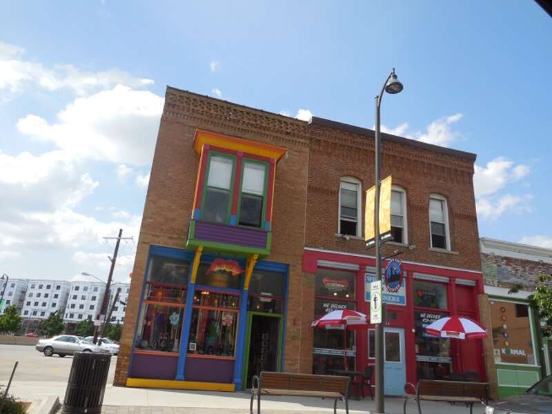 Businesses in Uptown (Downtown) Normal, Illinois: 104 &amp; 106 East Beaufort Street