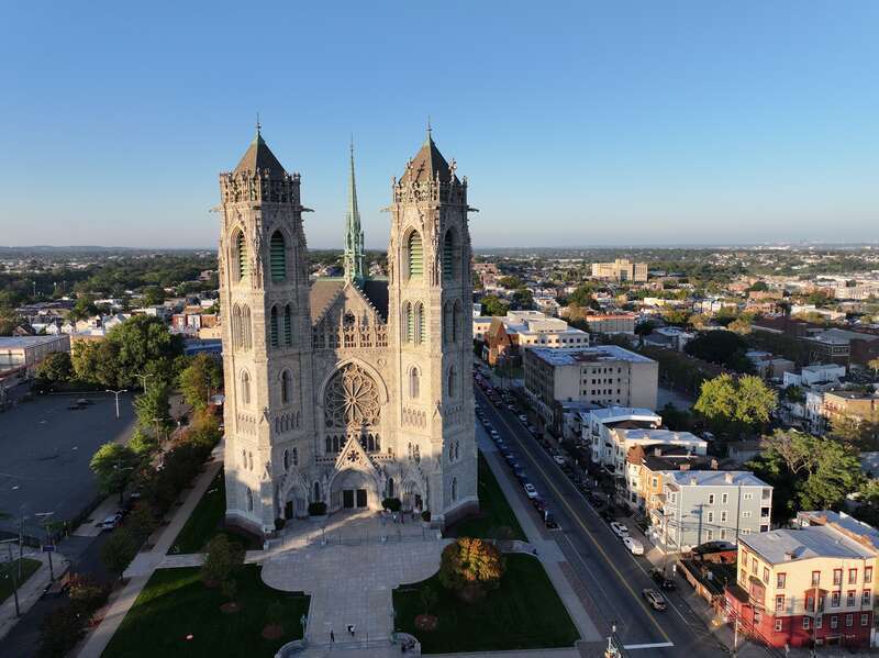 Cathedral Basilica of the Sacred Heart (Newark) as it appeared in 2023