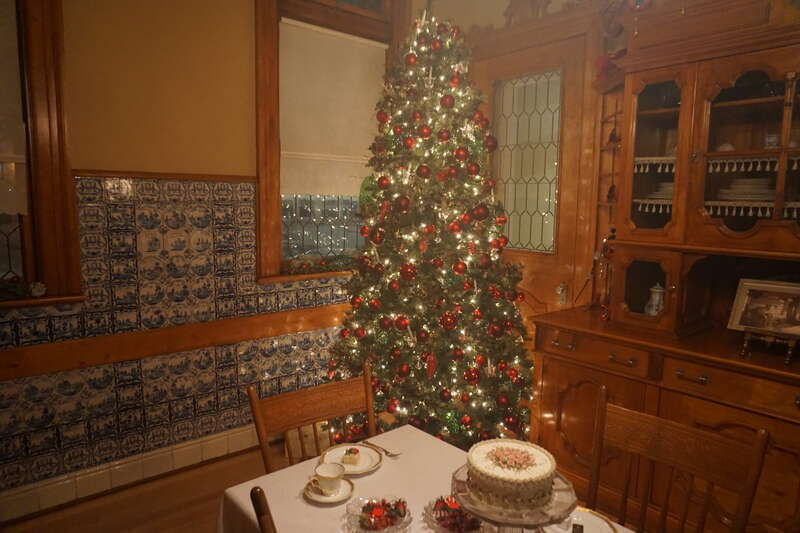 Christmas at the Pabst Mansion at the Pabst Mansion in Milwaukee, Wisconsin (United States).