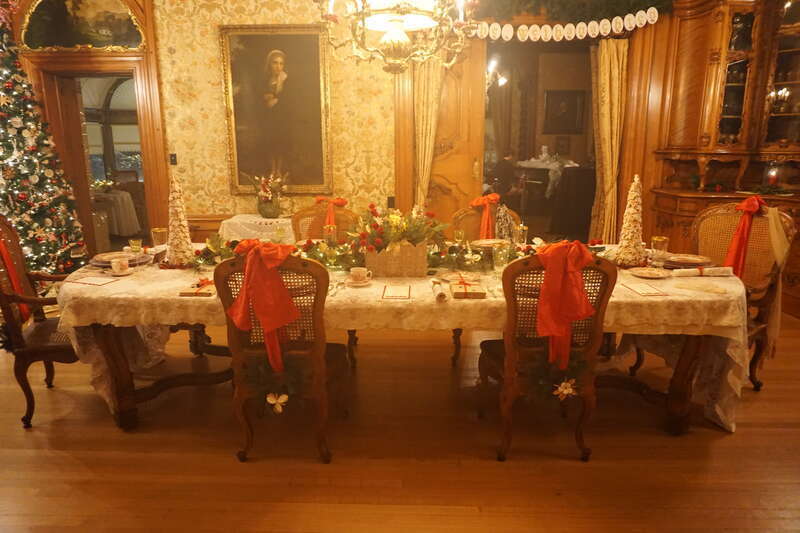 Christmas at the Pabst Mansion at the Pabst Mansion in Milwaukee, Wisconsin (United States).
