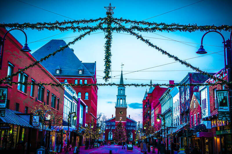 Church Street, Burlington, Vermont United States