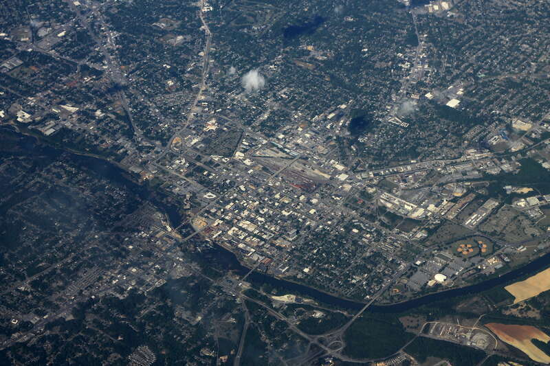 Columbus Georgia - Phenix City Alabama Aerial