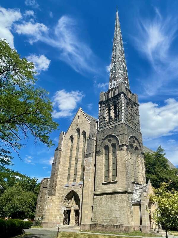 The Crescent Avenue Presbyterian Church in Plainfield, New Jersey. Contributing property of the Crescent Area Historic District. 





This is an image of a place or building that is listed on the National Register of Historic Places in the United