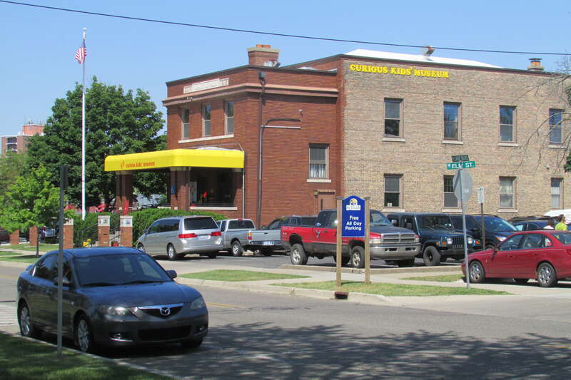 Curious Kids' Museum, 415 Lake Blvd, St Joseph, MI overlooking the bluffs.