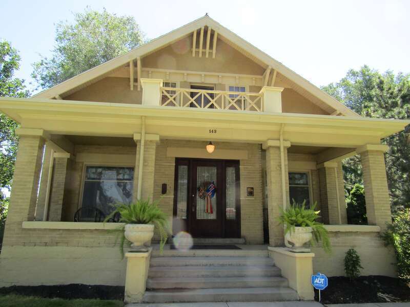 Historic house in Spanish Fork, Utah.