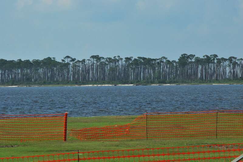 Deer Island from Point Cadet in Biloxi, Mississippi.