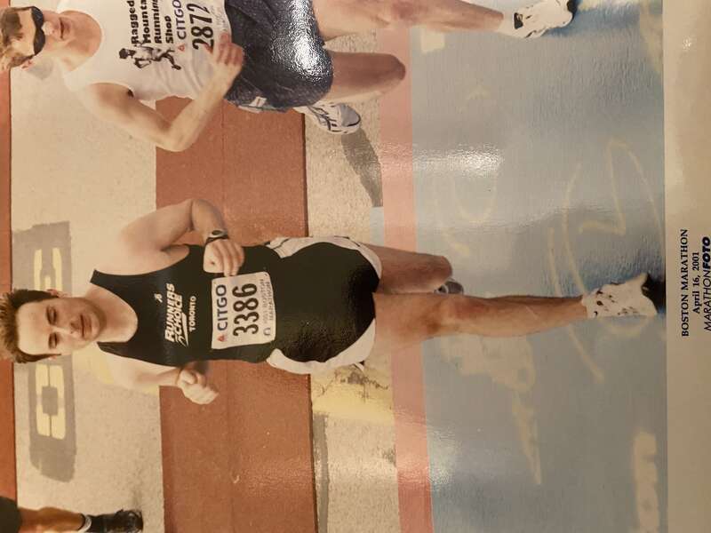 Douglas Cumming at Boston Marathon