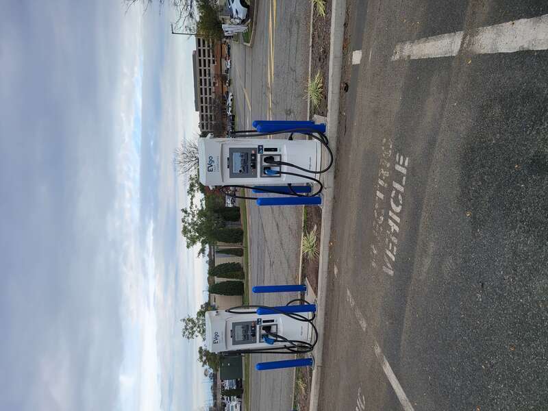 EV Go Charger at Menlo Park Mall