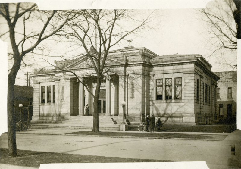 Elkhart, Indiana Carnegie Library, c.1921.