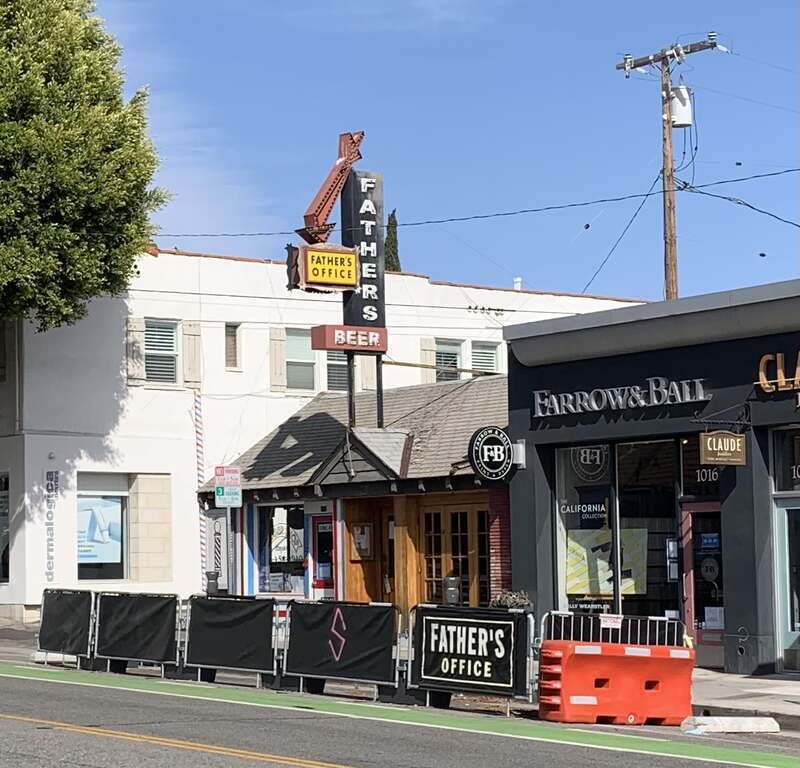 Father's Office in Santa Monica, California, United States as of April 2021.