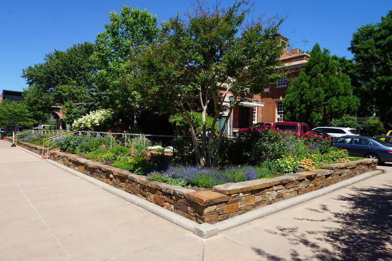 The Fayetteville Historic Square in Fayetteville, Arkansas (United States).