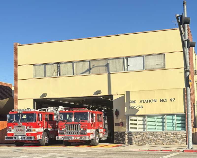 Fire station no 92, West Pico Bld (Los Angeles).