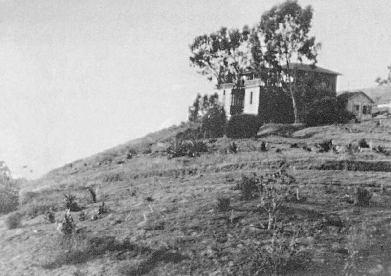 Franceschi mansion, otherwise known as "Montarioso" (i.e. airy mountain) on Mission Ridge in Santa Barbara, California (today the site of the municipally-owned "Franceschi Park").  Originally constructed in "Craftsman" style in 1905, the house was