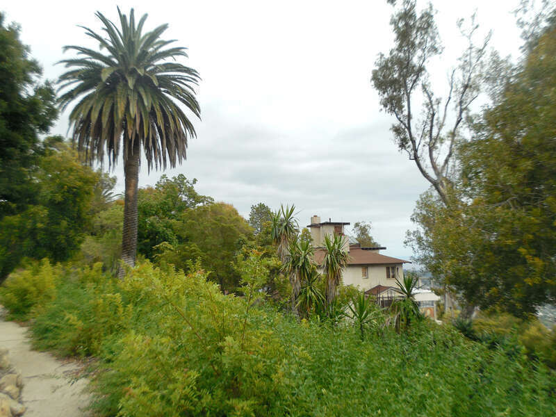 Easterly view of the "Montarioso" mansion in Franceschi Park, Santa Barbara, California. Former home of Horticulturalist Francesco Franceschi.