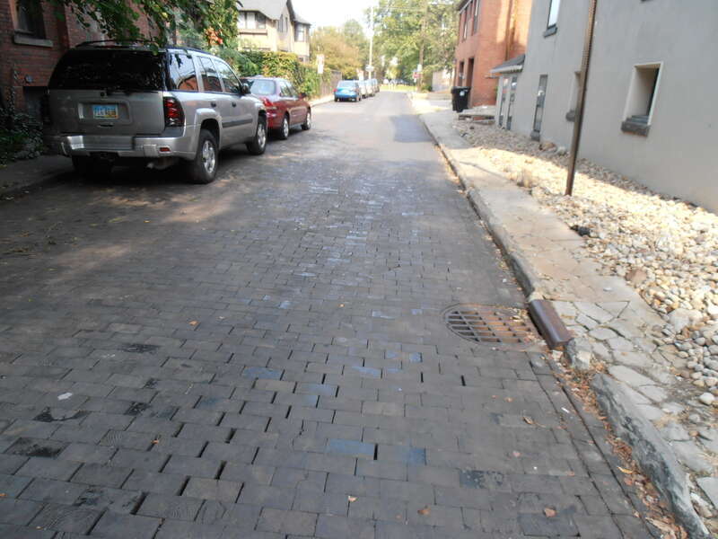 Hessler Court Wooden Pavement
