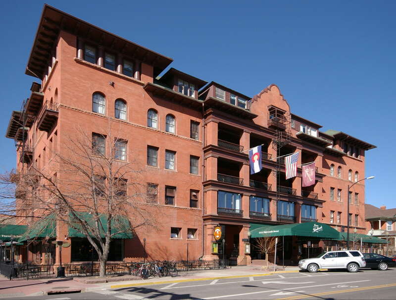 The Hotel Boulderado in Boulder, Colorado.