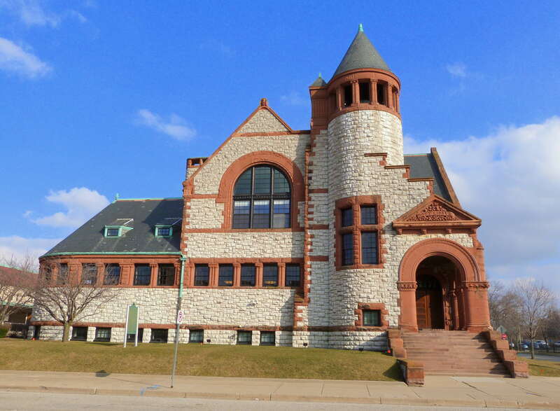 The historic Hoyt Library building (built 1890), located at 505 Janes Avenue in Saginaw, Michigan, United States, is listed as a contributing ("pivotal") resource in the Saginaw Central City Historic Residential District. The historic district is
