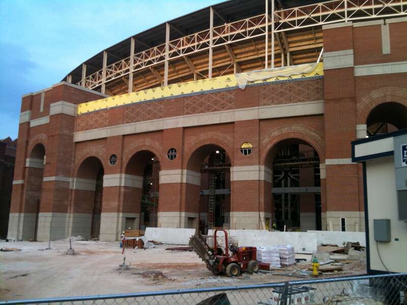 North West Entrance from ground level.