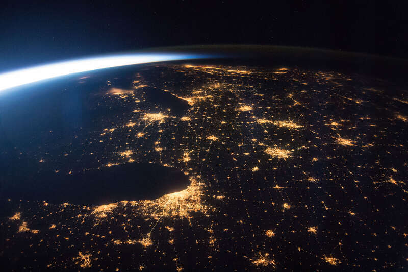View of Earth taken during ISS Expedition 55.