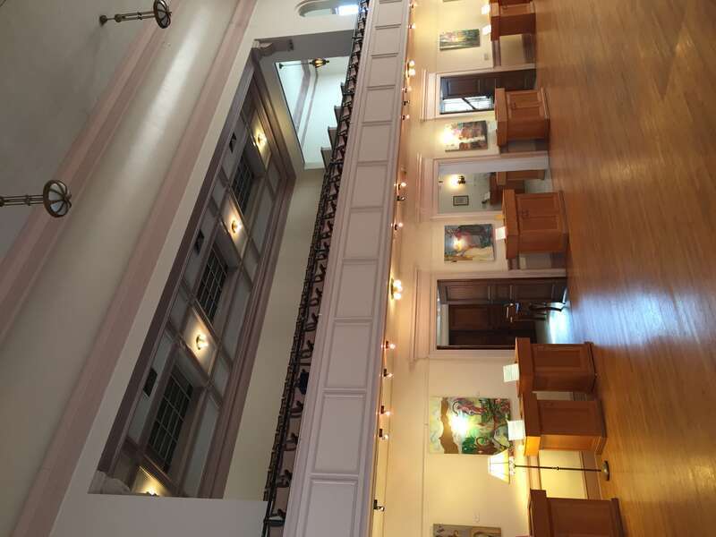 Interior view of the Karpeles Manuscript Library Museum, Jacksonville, built in 1921
