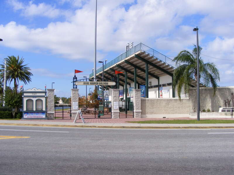Jackie Robinson Ballpark on City Island, Daytona Beach, Florida.