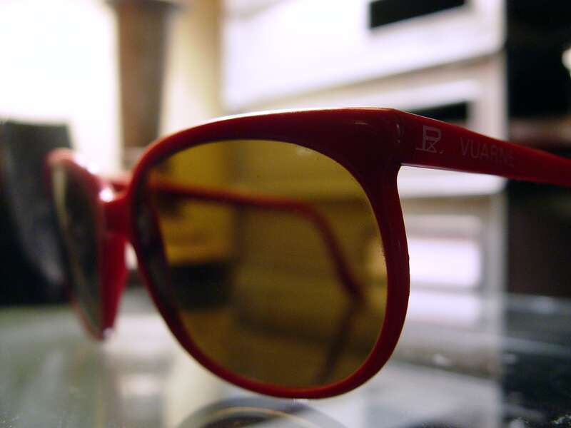 Retro Sunglasses
These are my Vuarnet PX Pouilloux Skilynx Sunglasses from the 80's.  I won these in a bet in the 8th grade (too many kids with rich parents and money to waste) [ I am glad I won though, the alternative would have been for me to