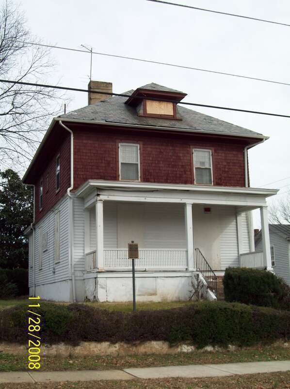 Dr. Robert Walker Johnson House, Lynchburg VA, November 2008