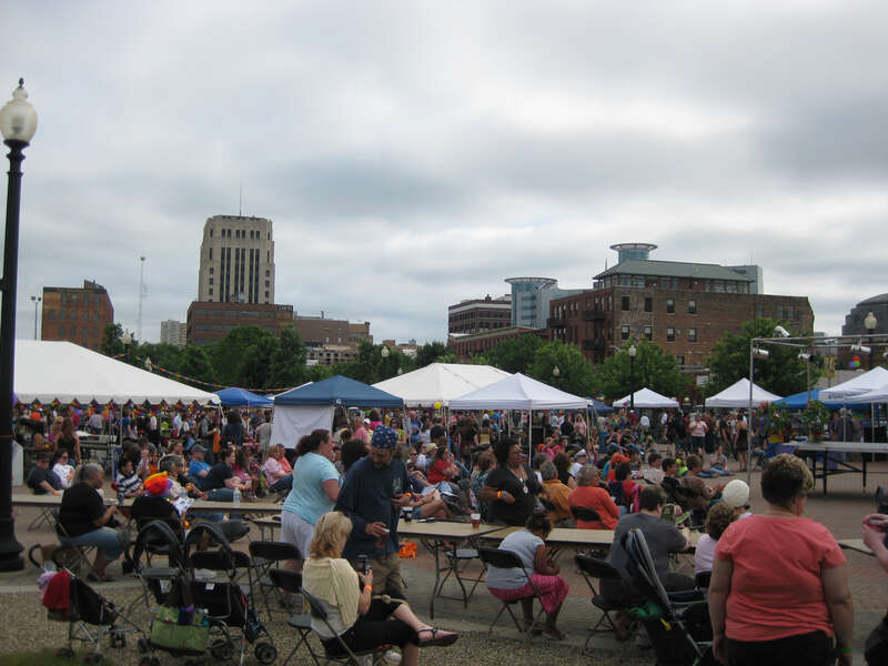 Kalamazoo Pride 2011 held on June 11 at the Arcadia Creek Festival Place