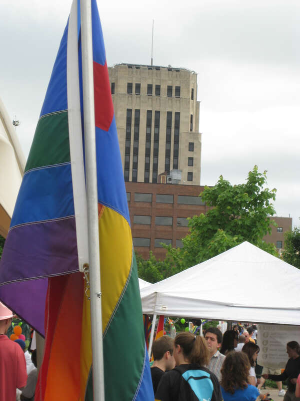 Kalamazoo Pride 2011 held on June 11 at the Arcadia Creek Festival Place