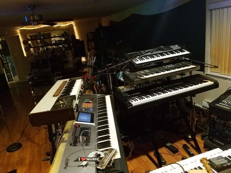 My keyboard set-up.