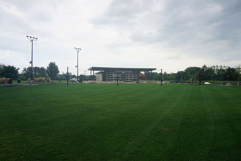 The Amp House in Konkel Park in Greenfield, Wisconsin (United States).