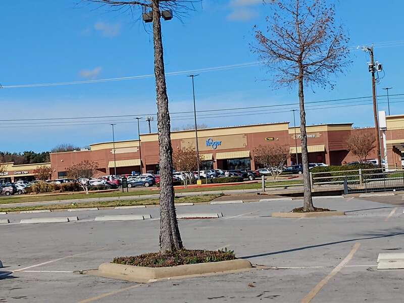 A typical Kroger grocery store in Bedford, Texas. This store is sporting the new 2019 corporate logo as seen in the photo. Located on Harwood Rd near Central Drive.