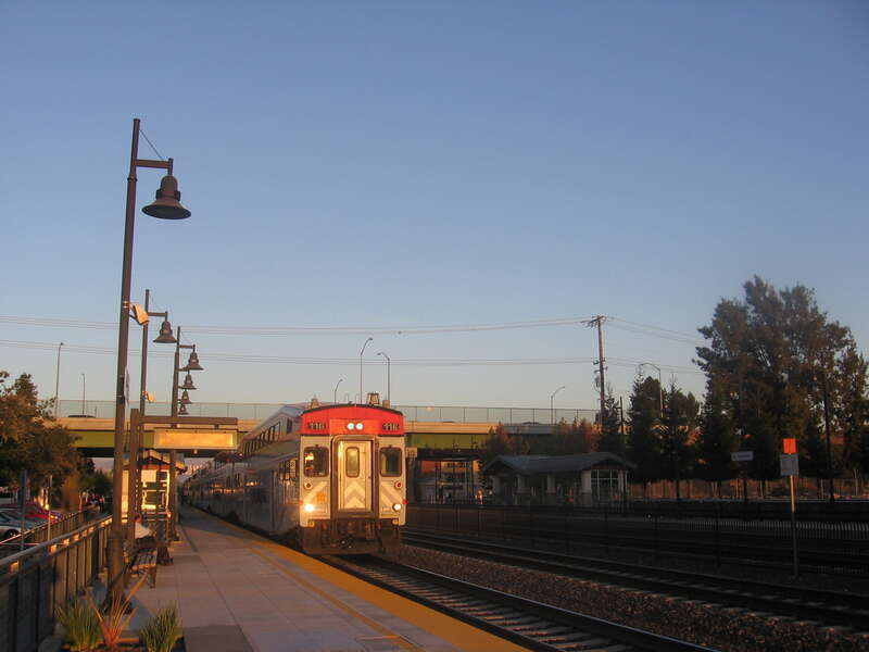 The Lawrence (Caltrain station) in Sunnyvale, California, USA.