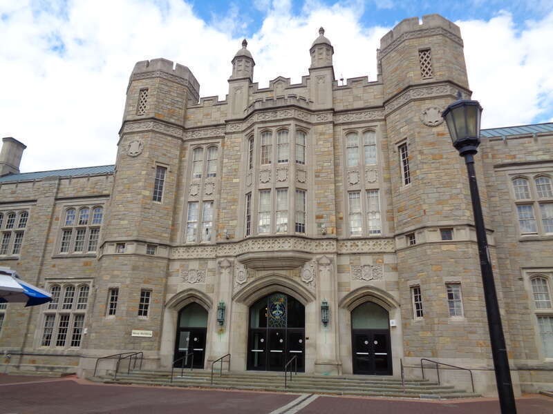 The music building of CUNY Lehman College in Bedford Park, Bronx.