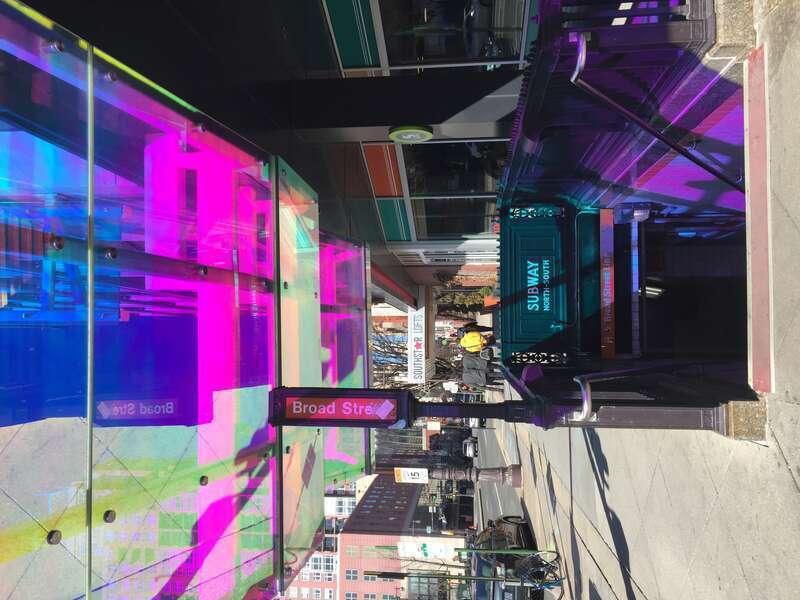 Lombard–South station - Entrance at South &amp; Broad
Lombard south