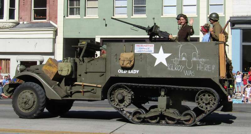 1942 M3 Half-track in the Freedom Festival Grand Parade.