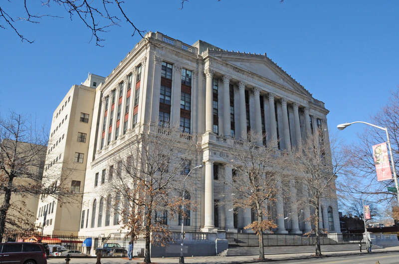 AKA ESSEX CATHOLIC HIGH SCHOOL; COMPANY WAS A LIFE INSURANCE COMPANY THAT WAS CHARTERED IN 1845. THE COMPANY WAS HEADED BY FREDERICK FRELINGHUYSEN (1848–1924).[ THE COMPANY WAS KNOWN AS THE "TIFFANY" OF INSURANCE COMPANIES, A REFERENCE TO ITS