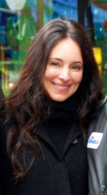 Madeleine Stowe and my friend Mike.