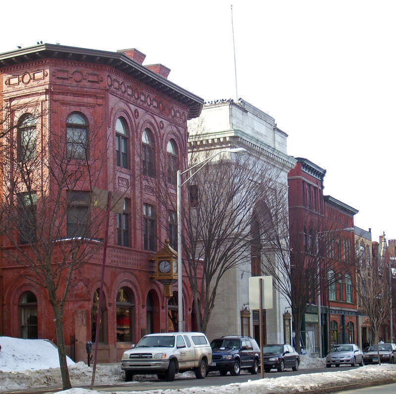 Main Street in Danbury, CT, USA