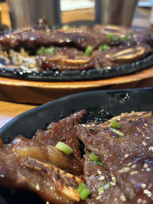 Marinated BBQ Beef Rib (Jin Cook Restaurant Glendale).