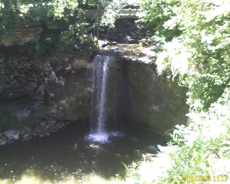 Minneopa Falls in August