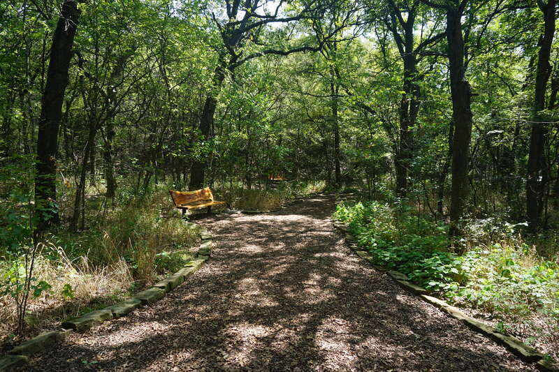 The Molly Hollar Wildscape at Veteran's Park in Arlington, Texas (United States).
