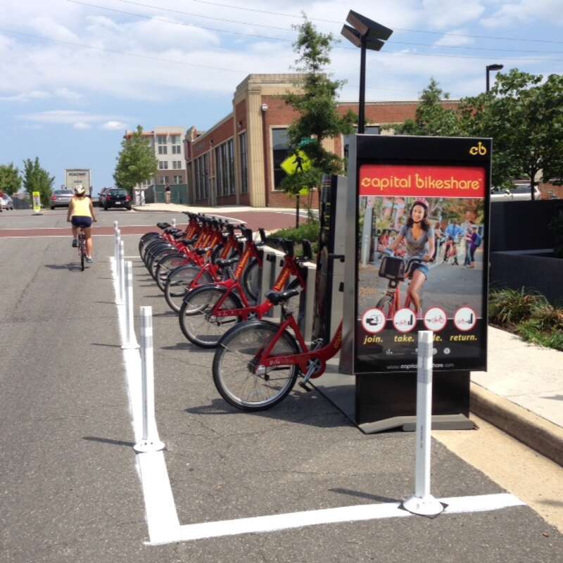 New station installed in Alexandria VA at Monroe &amp; Leslie Ave. Part of Alexandria's 8 station summer 2014 expansion.