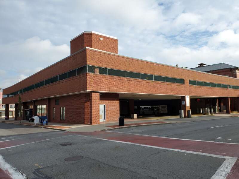 New Bedford bus terminal in October 2020