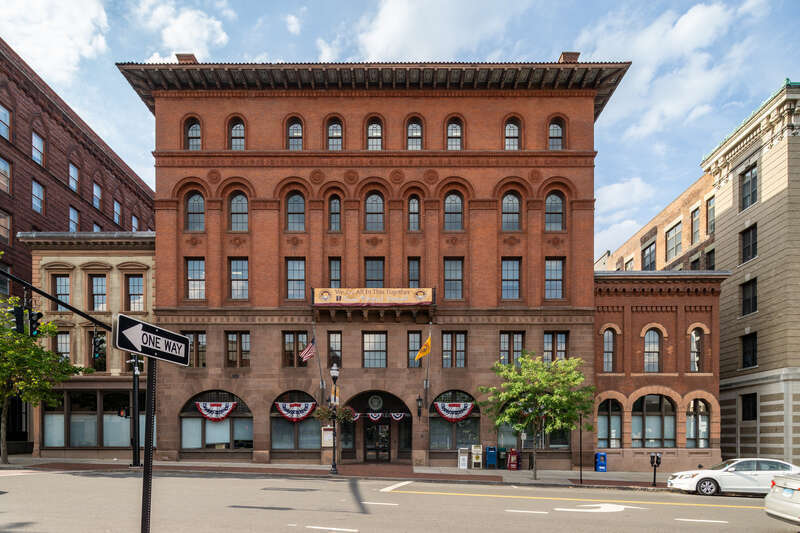 New Britain City Hall, Connecticut. Formerly the Hotel Russwin.