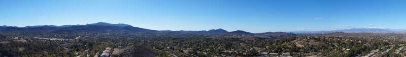 
500px provided description: Panorama made from the top of Tarantula Hill, looking in a Westward arc. [#sky ,#city ,#mountains ,#nature ,#urban ,#cityscape ,#california ,#valley ,#hills ,#ventura county]
