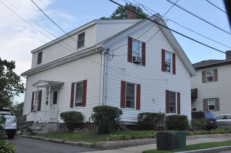 The historic House at 81-83 Gardner Street in Newton Corner, Newton, Massachusetts.