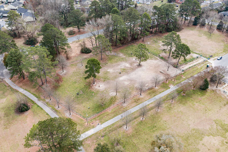 City of Greenville Off-Leash Dog Area, Monday, February 20, 2023.